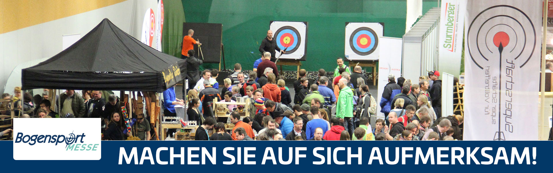 Bogensportmesse 3. - 4. Feb. 2024 - machen Sie auf sich aufmerksam